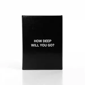 How Deep Will You Go ?Challenge Card Game, Fun Couple Card Game, Suitable For Party Entertainment, Icebreaker Game, Date Night