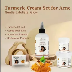 Mini set Soap Turmeric Face  & Body Cream /exfoliante gentle