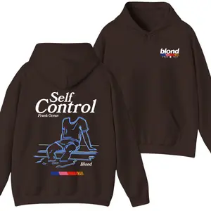Frank Ocean Self Control Hoodie, Bl00nd album Music Gift Cool Gift Ideas Y2k Festival Trends Exclusive,  Casual Streetwear, Gift for Men, Gift for Women, Trendy Hoodie