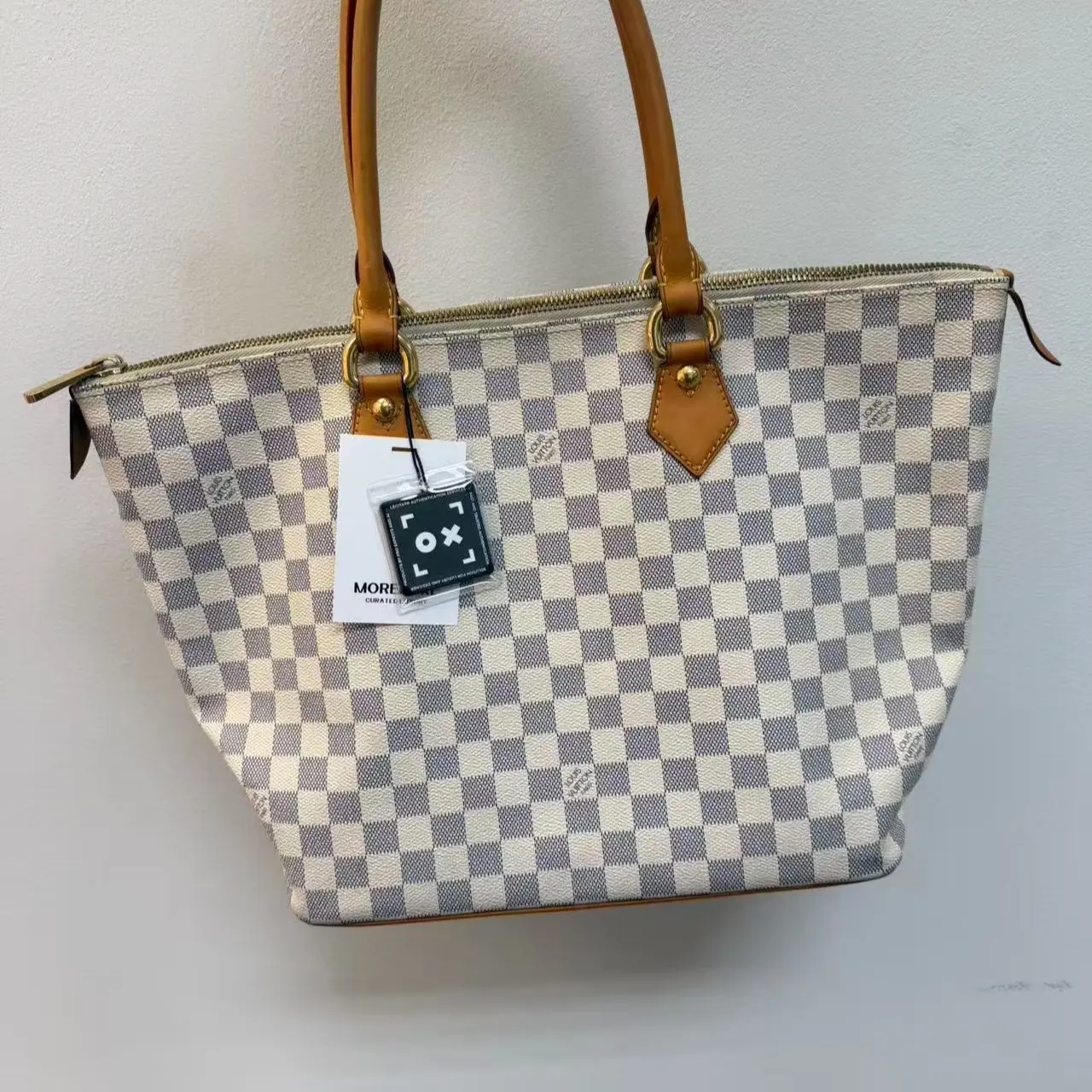 Louis Vuitton Damier Azur Saleya tote