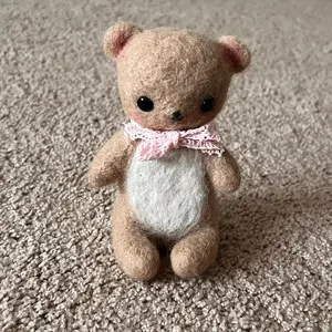 Needle Felted Teddy Bear
