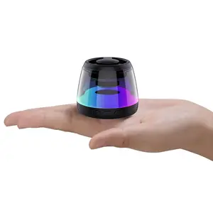 Round Miniature Wireless Bluetooth Speaker - Waterproof, Shockproof, with Lanyard, Punchy Bass, Rich Audio, Stereo Pairing, Metal Compact Design, Easy Connection for Smartphone, Tablets, Computers, Pocket Mini Portable Speakers,summervibes fathersdaygifti