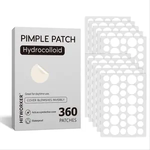 Hydrocolloid Pimple Patch, 360pcs/box Acne-Covering Stickers, Spot Cover Stickers for Face and Skin, Skin Care Products for Women & Men, Blemish Patches