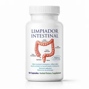 Limpiador Intestinal, with Senna Leaf, 90 Capsules Dietary Supplement