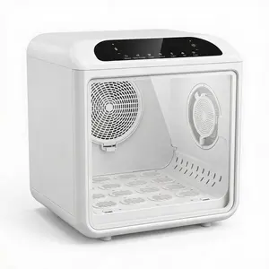 Pet Dryer Box for Cats & Small Dogs, 50L Quiet Cat Drying Box with Smart Temperature Control, 360° Even Drying & Fresh Air Ventilation, Pet Grooming Supplies for Home Use