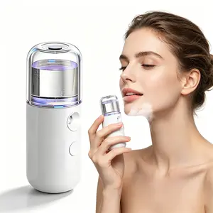 Portable mini humidifier, face sprayer, portable design rechargeable, mini face spray steam engine, suitable for face, daily makeup, light beige care, holiday gifts, Christmas gifts, mother's day gifts.