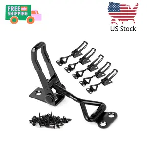 6 Pack Adjustable Toggle Latch Clamp, Upgraded Toggle Clamp Latch 4001-330Lbs Holding Capacity