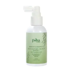PSHA Labs Rosemary & Redensyl Activating Scalp Spray – 3% Redensyl Treatment for Thinning Hair – Biotin & Botanical Extracts for Scalp Care & Hair Density – 3.72 fl oz