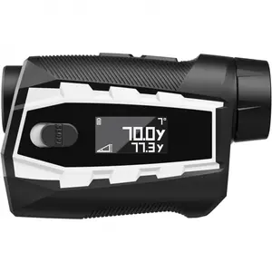 Golf Rangefinder with Slope - 1000 Yards Laser Range Finder with External Side Display, 6X Magnification 0.1s Flag Pole Locking Vibration Magnetic USB C Rechargeable