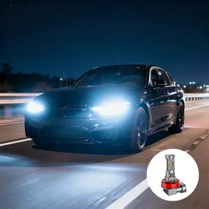 2PCS T18 Car Headlights LED Lights 9005 9006 9012 H4 H7 High Low Beam Csp H1 H11 Automotive Lighting 6000k Fog Lights