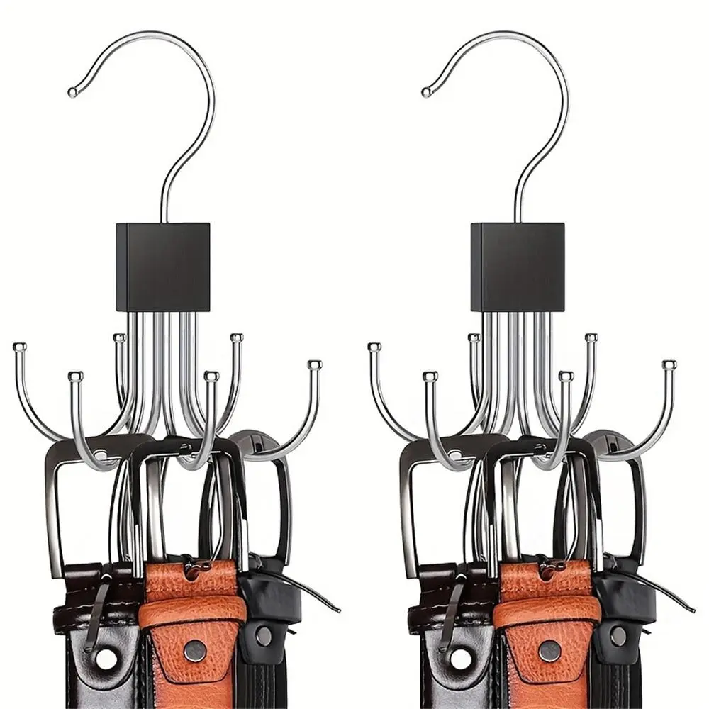 Rotating 6-claw Hook, 1 Count/2 Counts Multi-functional Rotating Hook for Coat, Hat, Scarf, Wardrobe Storage Hanger, Bag Storage Hook, Carry Purse Hook, Home Organizer Holder