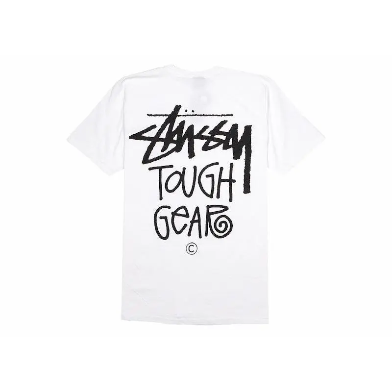 Stussy Men's Tough Gear Tee White, from StockX