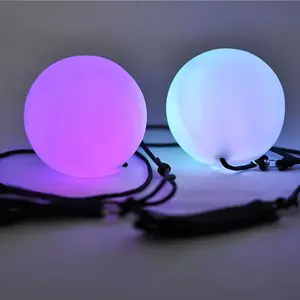 Soft Poi Balls LED Flow Prop For Beginners  Rubber