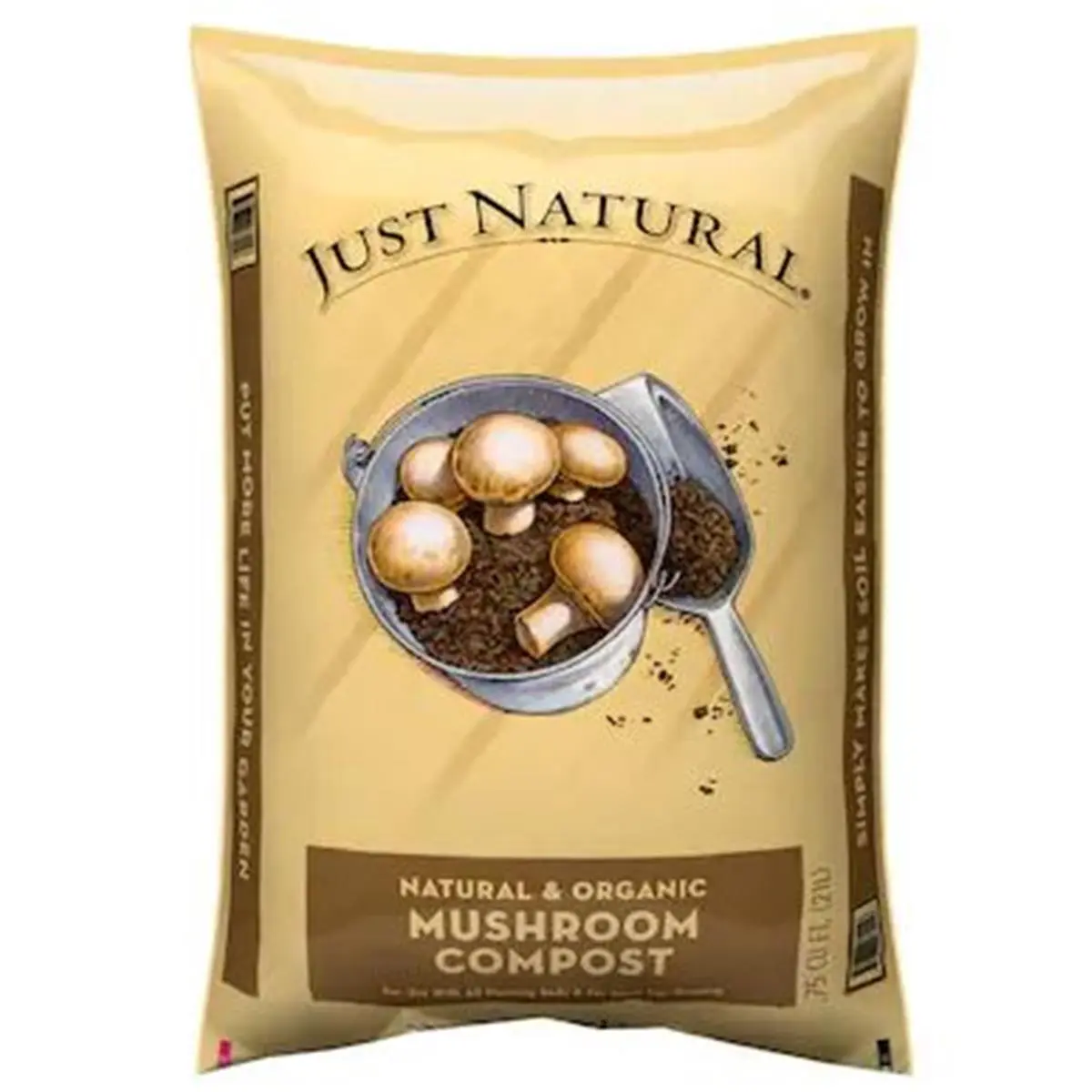 Oldcastle Lawn & Garden 262065 0.75 cu ft. Just Natural Mushroom Compost