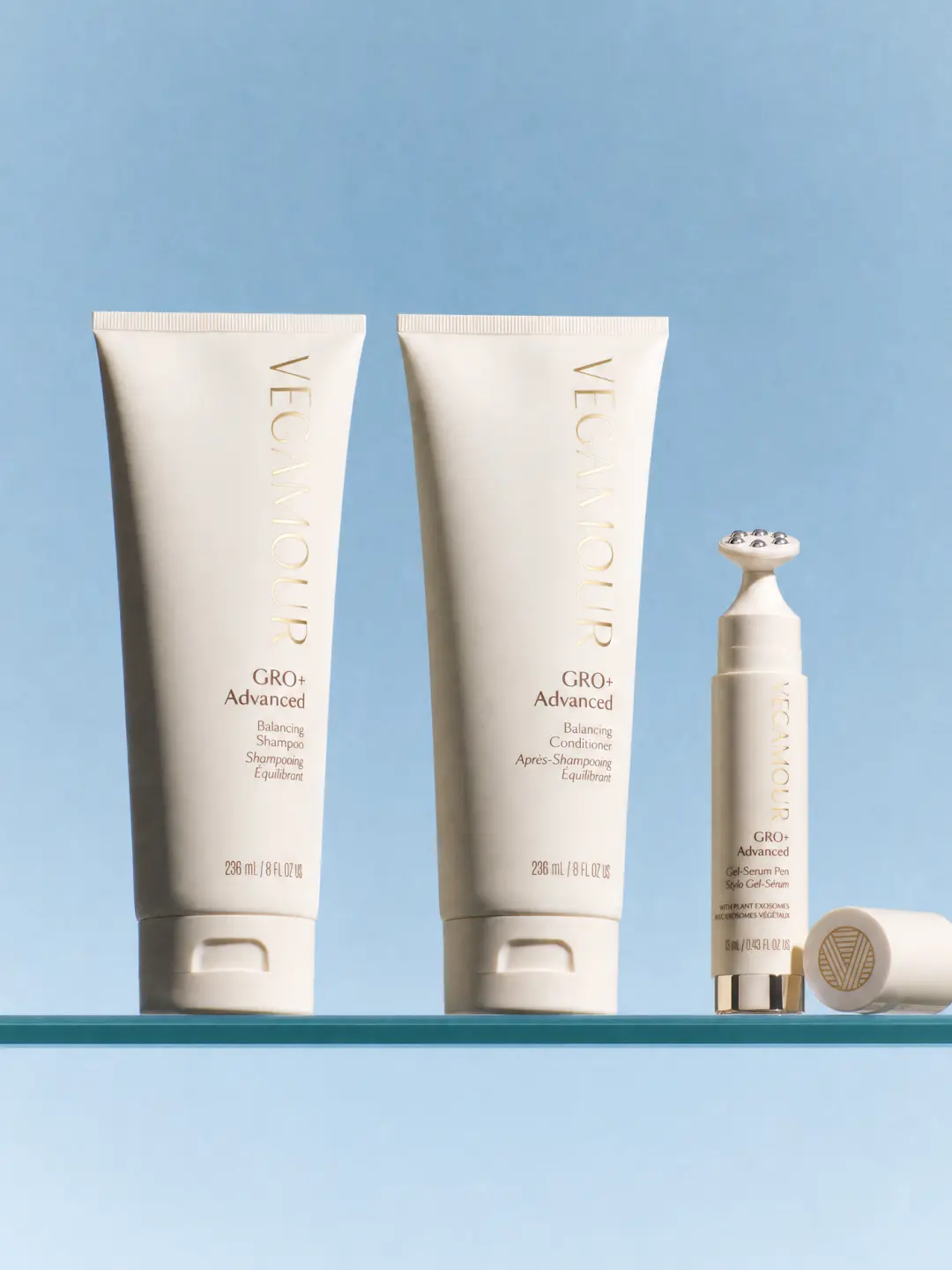 GRO+ Advanced Balancing Shampoo & Conditioner + Advanced Gel-Serum Pen