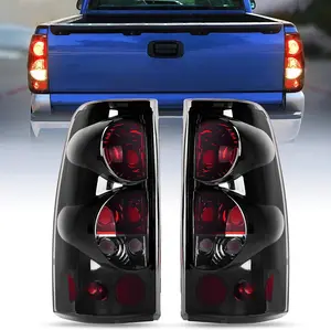 Nilight Taillight Assembly for 1999 2000 2001 2002 2003 2004 2005 2006 2007 Chevy Silverado 1500 2500 3500 1999-2002 GMC Sierra Rear Lamp Replacement with Classic Body OE Style Truck Car Accessories Automotive