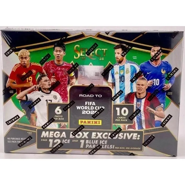 2025-26 Panini Select Road to FIFA World Cup Soccer Mega Hobby Box