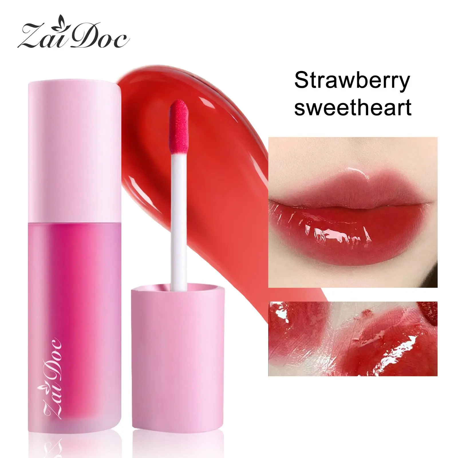ZaiDoc 8 Shades of Must-Have Autumn Winter Lip Plumping Moisturizing Gloss Full Lips Korean Beauty Skincare Product Comfortable Shiny Lip Makeup Hydrating Lipgloss