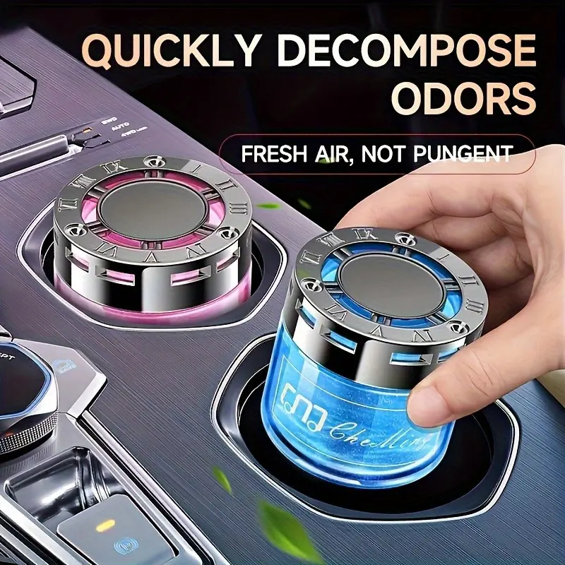 Car Air Freshener Pendant - Long-Lasting Scent Card, Odor Eliminator, Car Fragrance System for Interior Aromatherapy, Vehicle Accessories, Car Accessories