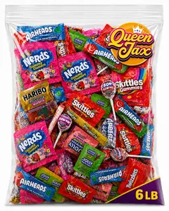 Pinata Candy Mix- Assorted Candy Variety Pack - 6 lb - Bulk Candy Individually Wrapped - Piñata Candy - Sour Candy, Bubble Gum, Fruity Candy, Chewy Candy - Large Bulk Candy For Party Bags (Candy Selection May Vary From Picture)