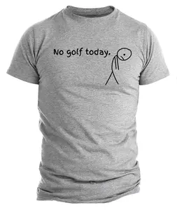 No Golf Today Shirt, Minimalist Golf Tee, Sad Golfer Shirt, Funny Retro Golf T-Shirt, Gift for Golf Lover