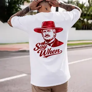 Trump Say When Vintage Cowboy Graphic Tee