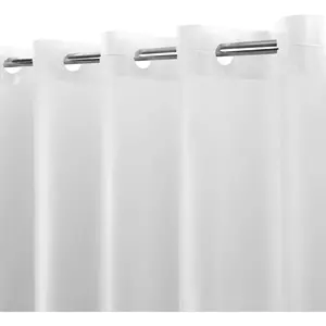 No Hook PEVA Shower Curtain or Liner - 8G Heavy Duty Frosted Waterproof Bathroom Shower Curtain, PVC Free Plastic, Standard Size 71 x 74