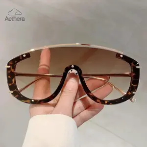 Aethera 2026 New Arrival Y2K Unisex Sunglasses Gradient Light Blocking Luxury Futuristic Shades for Outdoor & Screens TikTok Shop