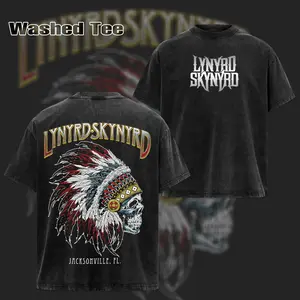 Retro Vintage Lynyrd Skynyrd Indian Skeleton T-Shirt, Lynyrd Skynyrd T-Shirt & Hoodie. Music Graphic Tee, Washed Oversized T-Shirt , Rock Band Shirt, Retro Music Tee, Rock Music Lover Shirt, Vintage Band Shirts , Top Men's and Women's Clothing