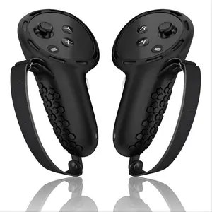 Anti-slip & Anti-drop Controller Handle Cover (Controller not Included), Adjustable Knuckle Strap Handle Protector, Compatible with Meta Quest 3 Accessories