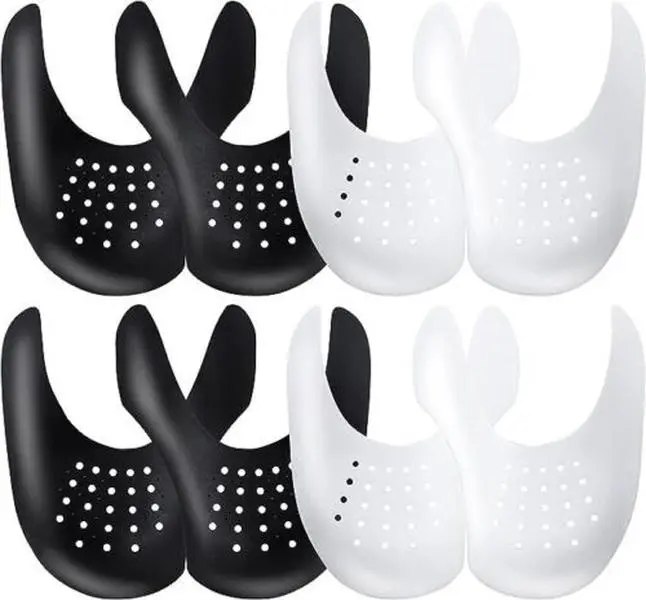 4 Pairs Shoe Creases Preventer Boot Anti-Wrinkle Shoe Guards For Men Size 7-12 Footwear Comfort