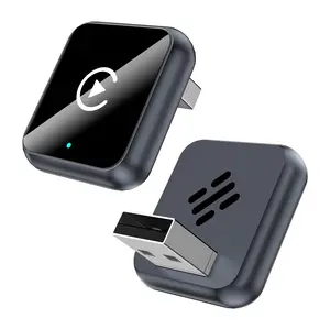 2026 Wireless CarPlay Adapter for iPhone/Android - Quick Connect, Hands-free Calling Support, CarPlay Dongle with Electronic Charger