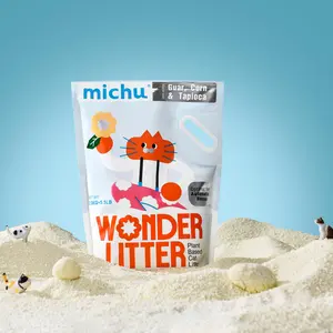 Michu Wonder Cat Litter Plant Based Litter Robot Friendly 5.5lb/88oz Michu Wonder Cat Litter Plant Based Litter Robot Friendly 5.5lb/88oz