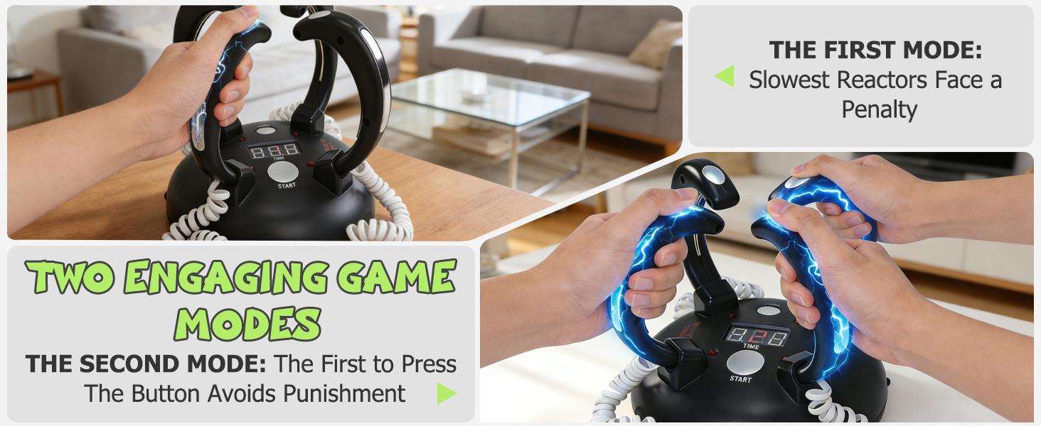 Electric Finger Lie Detector Shock Game Lie Detector Test Shock Finger Game Polygraph Machine Micro Lie Detector Finger Shock Roulette Party Game Gift