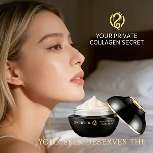 O'CHEROL Firming and Moisturizing Cream - Deeply Nourishing, Improves Rough Skin, Eliminates Wrinkles, Shrinks Pores, Restores Youthful Appearance Collagen Moisturizer nida korean cream