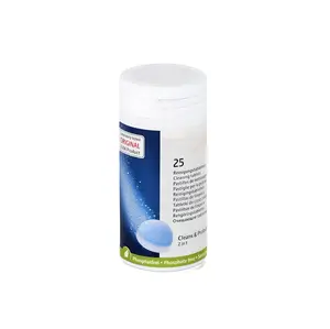 2-phase Cleaning Tablets for Jura Coffee Machine,Cleaning tablets are ideal for cleaning and protecting Jura fully automatic coffee machines, 25 Count