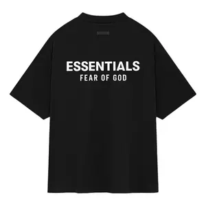 Fear of God Essentials Jersey Crewneck Tee 'Black' 125HO244360F