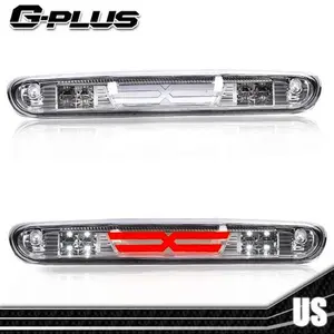 Fit For 07-13 Chevy Silverado/GMC Sierra 1500 Clear LED 3RD Third Brake Light Upgraded Version