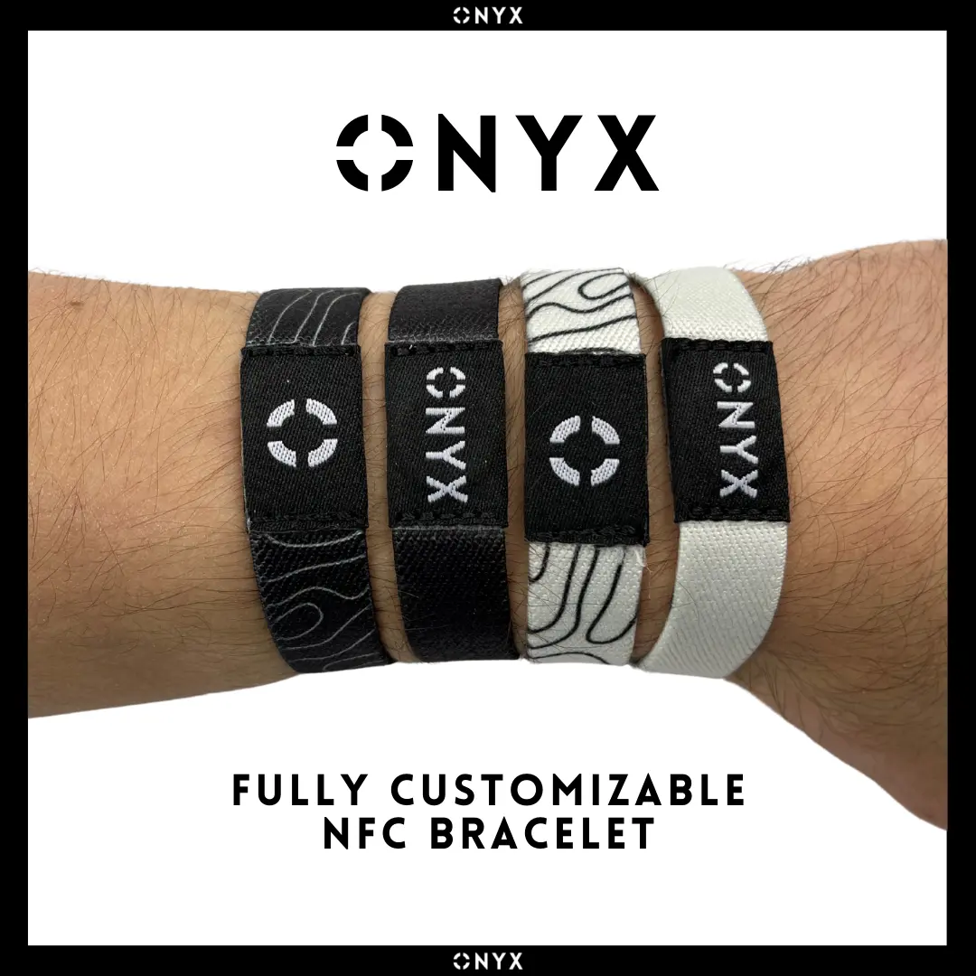 Onyx Band – Fully Customizable Smart NFC Bracelet