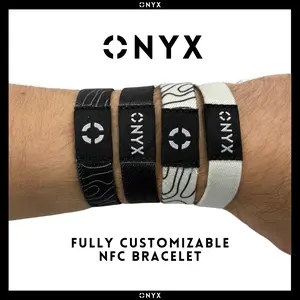 Onyx Band – Fully Customizable Smart NFC Bracelet