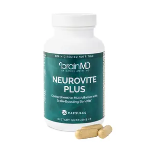 BrainMD - NeuroVite Plus Multivitamin | Comprehensive Multivitamin with Brain-Boosting Benefits - 120 capusles