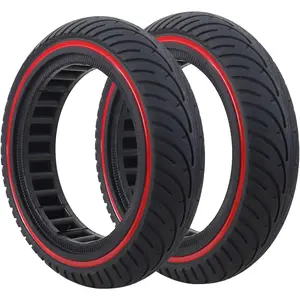 red 85x2 solid tire85 inch scooter tirefront or rear replacement solid tires for m365 progotrax gxl v2gotrax xr scooter wheels 8 12