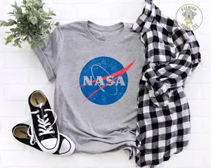 NASA Vintage Insignia Adult T-shirts NASA Shirt Space Science Youth Adult Baby sizes S-2XL, Cool Colors, Brighten Up Your Look, Trendy Outfits, Stay Ahead of the Game