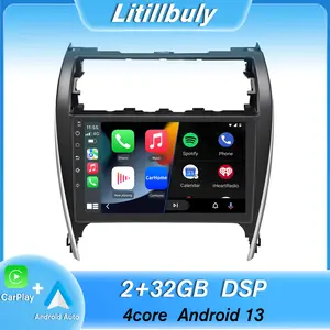 Car Stereo for Toyota Camry 2012 2013 2014 Touch Screen with Android Auto Wireless Carplay, Bluetooth WIFI supports GPS Navigation Steering Wheel Control