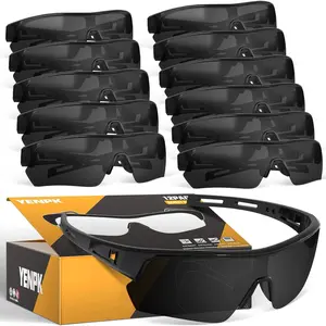 Safety Glasses for Men Women, Safety Goggles Impact Resistant, ANSI Z87.1+ UV400 Eye Protection, Anti Scratch