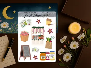 Farmers Market Sticker Sheet