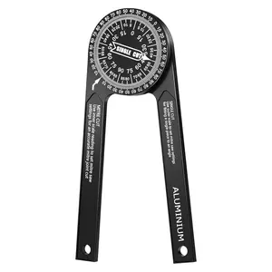 Precision Angle Finder, 7 Inch Aluminum Protractor with Laser, Ideal for Woodworking, Plumbing & Construction, Interior/exterior Use