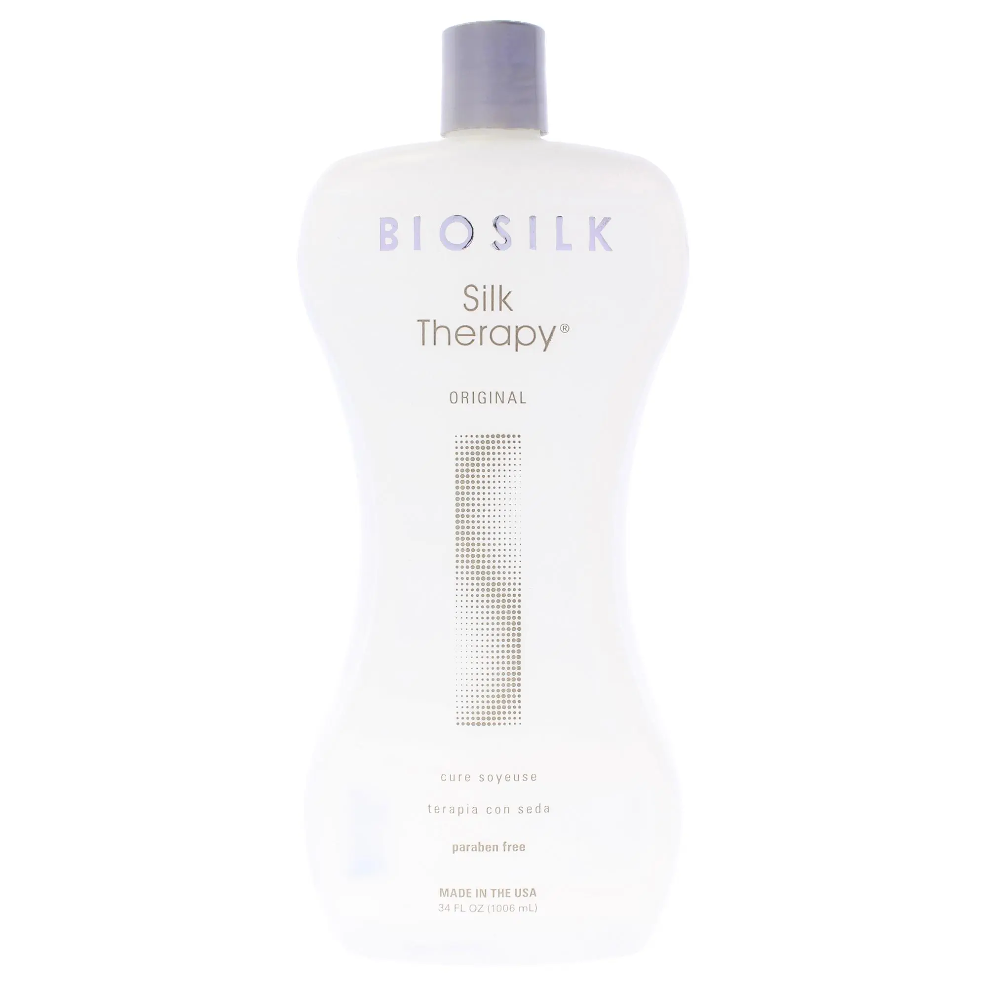 Unisex Biosilk Silk Therapy Original Hair Treatment - Haircare Product, Safe for Regular Use, 34 fl oz