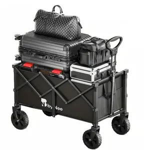 Outdoor camping vehicle, Folding small cart, home cart, portable camping small cart, essential tool for camping, make camping easier. Practical small cart, convenient storage, hands free, cargo cart, shopping small cart, storage small cart