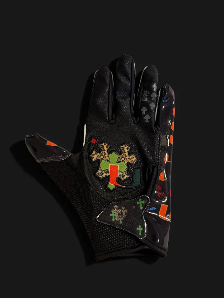 COLLEGE CHROME 1.0s GABOS SPEED FB GLOVES black